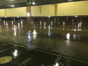 Flooding from Hurricane Fran at Crabtree Valley Mall